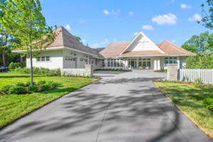 concrete driveway