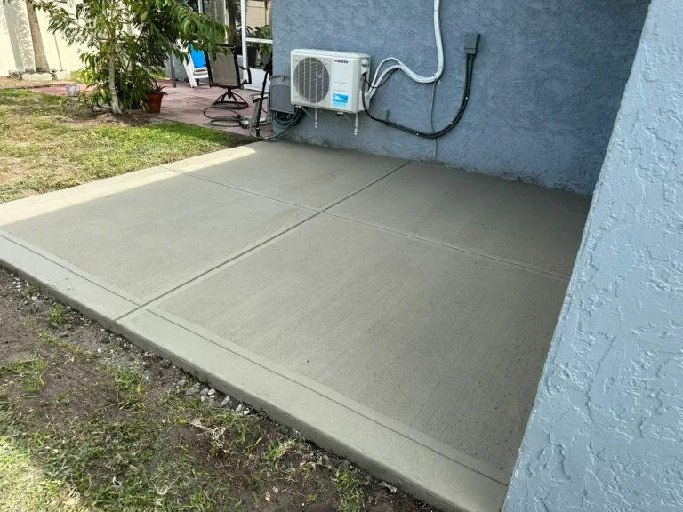 concrete slab in mooresville, fl