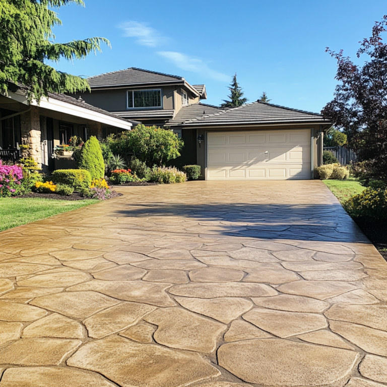 stamped concrete driveway contractors mooresville, nc